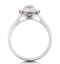 Pearl and Diamond Stellato Ring 0.08ct in 9K White Gold - image 3