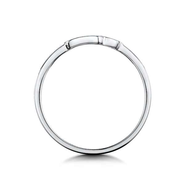 Stellato Collection Hamsa Diamond Ring 0.09ct in 9K White Gold SIZES AVAILABLE I I.5 J K K.5 L M N O - Image 3