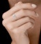 0.39ct Swiss Blue Topaz and Stellato Diamond Ring in 9K White Gold - image 2