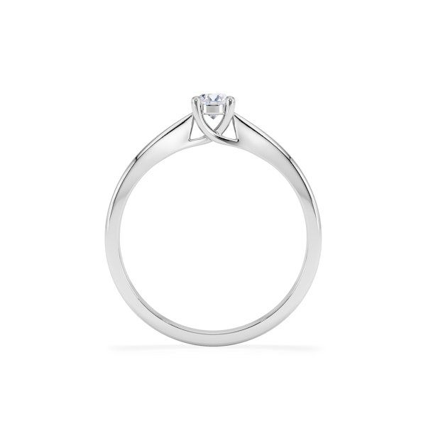 Naomi Lab Diamond Engagement Ring 0.25ct H/Si in 925 Silver - Image 3