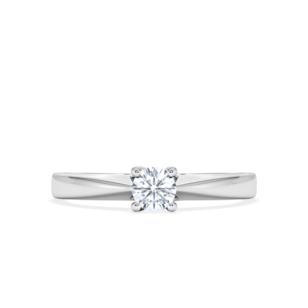 Naomi Lab Diamond Engagement Ring 0.25ct H/Si in 925 Silver - Image 5