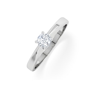 Naomi Lab Diamond Engagement Ring 0.25ct H/Si in 925 Silver