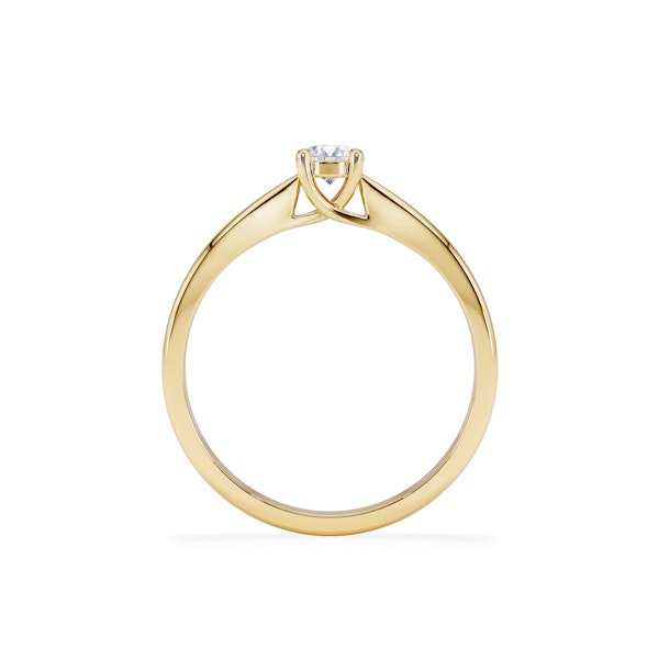 Naomi Lab Diamond Engagement Ring 0.25ct H/Si in 9K Gold - Image 3