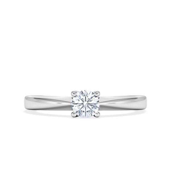 Naomi Lab Diamond Engagement Ring 0.33ct H/Si 9K White Gold - Image 5