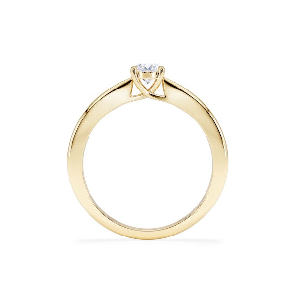 Naomi Lab Diamond Engagement Ring 0.33ct H/Si in 9K Gold - Image 3