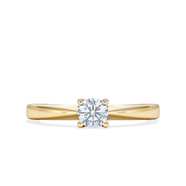 Naomi Lab Diamond Engagement Ring 0.33ct H/Si in 9K Gold - Image 5
