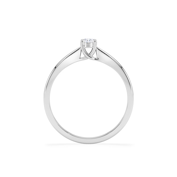 Naomi Lab Diamond Engagement Ring 0.15ct H/Si in 925 Silver - Image 3