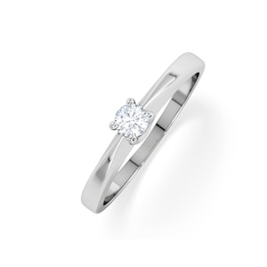 Naomi Lab Diamond Engagement Ring 0.15ct H/Si in 925 Silver