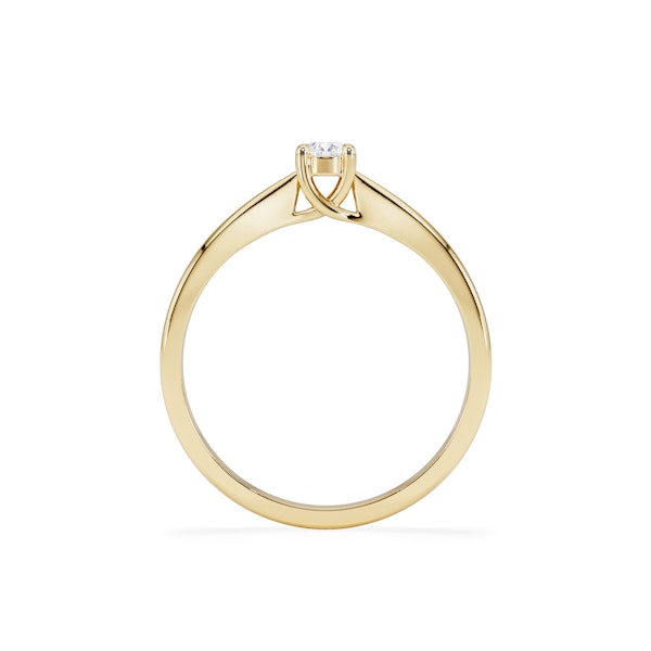 Naomi Lab Diamond Engagement Ring 0.15ct H/Si in 9K Gold - Image 3