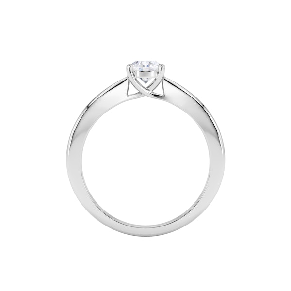 Naomi Lab Diamond Engagement Ring 0.50ct H/Si in 925 Silver - Image 3