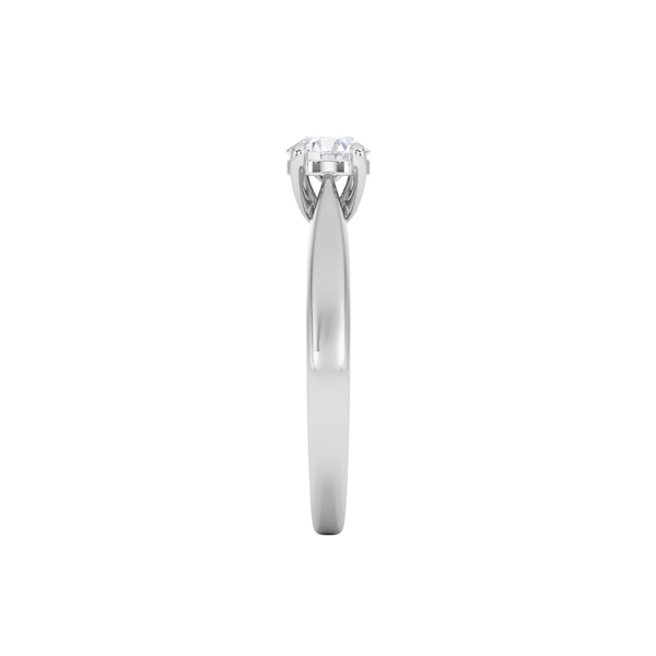 Naomi Lab Diamond Engagement Ring 0.50ct H/Si 9K White Gold - Image 6