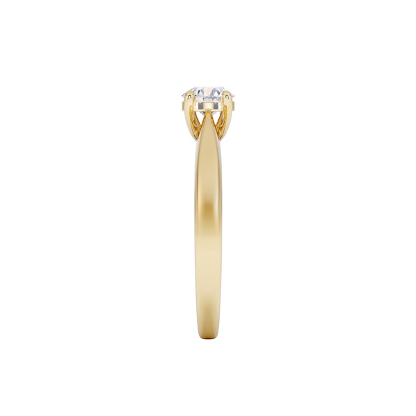 Naomi Lab Diamond Engagement Ring 0.50ct H/Si in 18K Gold Vermeil - Image 6