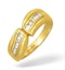 18K Gold Baguette Diamond Channel Set Ring 0.35ct - image 1