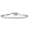 Diamond Tennis Bracelet Chloe 2.00ct H/Si Claw Set in 18K White Gold - image 1
