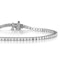 Diamond Tennis Bracelet Chloe 2.00ct H/Si Claw Set in 18K White Gold - image 2