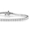 Chloe Lab Diamond Tennis Bracelet 3.00ct H/Si Set in 9K White Gold - image 3