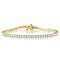 Diamond Tennis Bracelet 18K Gold Chloe 4.00ct G/Vs - image 1