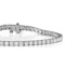 Chloe Lab Diamond Tennis Bracelet  7.00ct G/VS Set in 18K White Gold - image 2