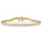 Diamond Tennis Bracelet Chloe 5.00ct Premium Claw Set in 18K Gold - image 1