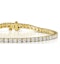 Diamond Tennis Bracelet 18K Gold Chloe 5.00ct G/Vs - image 2