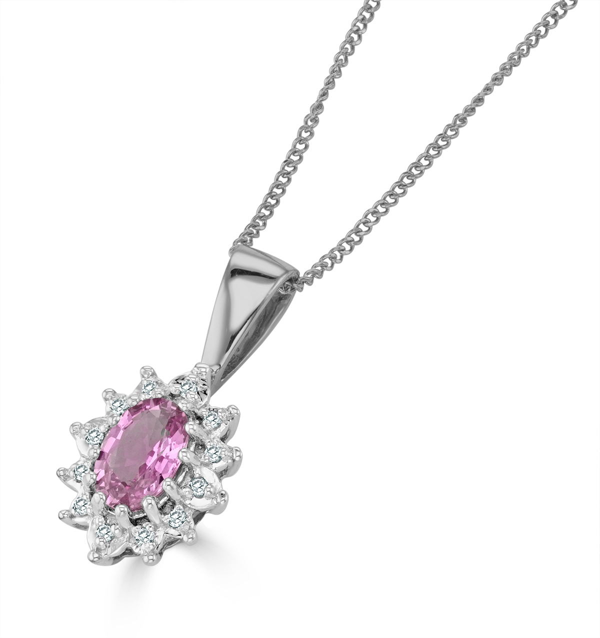 pink sapphire necklace pink sapphire necklace