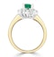 Emerald 1.00ct And Diamond 0.50ct 18K Gold Ring - image 3