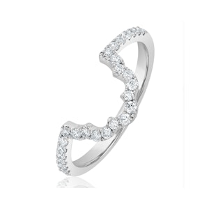 FET27 Matching Wedding Band Diamond 0.30ct H/Si in Platinum