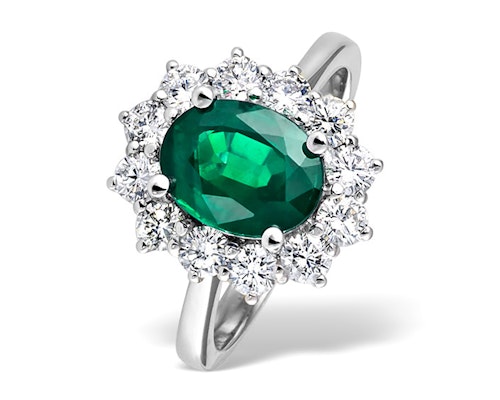 Platinum Emerald Rings
