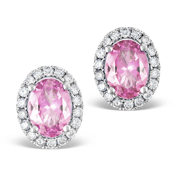 Pink Sapphire Earrings | TheDiamondStore.co.uk™