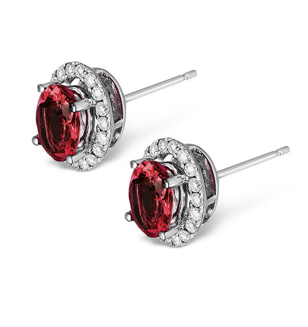 BUNDLE for Jilliganstreasures- 10kWhite Gold Diamond Earrings & 10k Ruby popular Ring