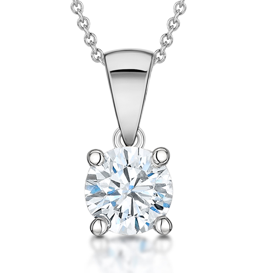 Lab Grown Diamond Solitaire Pendants | The Diamond Store