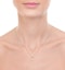 Chloe Platinum Diamond Solitaire Necklace 0.33CT G/VS - image 3