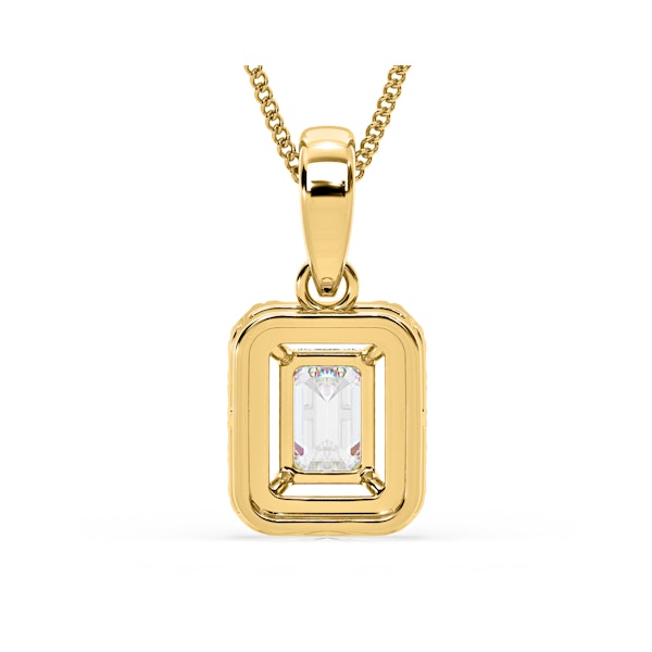 Annabelle Lab Diamond 1.38ct Pendant Necklace in 18K Yellow Gold F/VS1 - Image 6