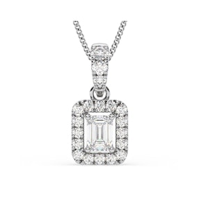 Annabelle Lab Diamond 0.70ct Pendant Necklace in 18K White Gold F/VS1