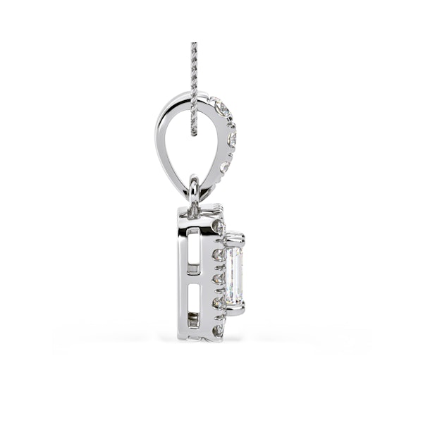 Annabelle Lab Diamond 0.70ct Pendant Necklace in 18K White Gold F/VS1 - Image 5