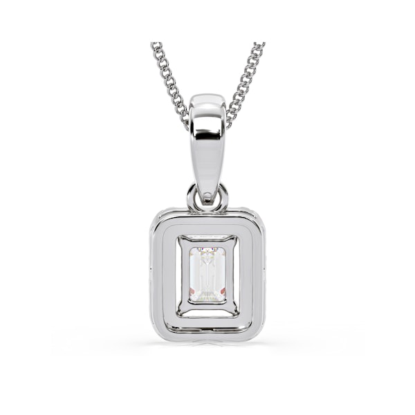 Annabelle Lab Diamond 0.70ct Pendant Necklace in 18K White Gold F/VS1 - Image 6