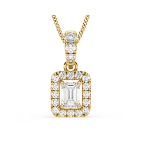 Annabelle Lab Diamond 0.70ct Pendant Necklace in 18K Yellow Gold F/VS1