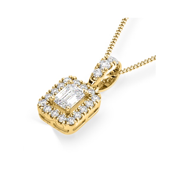 Annabelle Lab Diamond 0.70ct Pendant Necklace in 18K Yellow Gold F/VS1 - Image 3