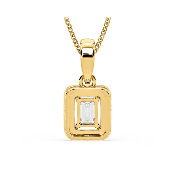 Annabelle Lab Diamond 0.70ct Pendant Necklace in 18K Yellow Gold F/VS1 - Image 6