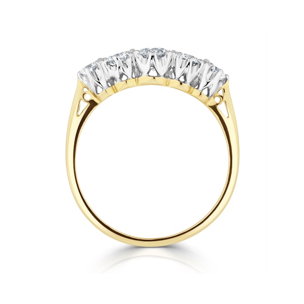 Grace 18K Gold 5 Stone Diamond Eternity Ring 0.75CT H/SI - Image 3