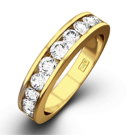 Rae Half Eternity Rings Round Diamonds | The Diamond Store