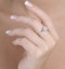 0.25ct Diamond Engagement Ring 18K White Gold Galileo FT65 - image 3