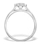 0.25ct Diamond Engagement Ring 18K White Gold Galileo FT65 - image 2