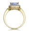 2ct Tanzanite and Diamond Statement Ring 18K Gold - Asteria Collection - image 3