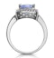 2ct Tanzanite and Diamond Statement Ring in 18K - Asteria Collection - image 3