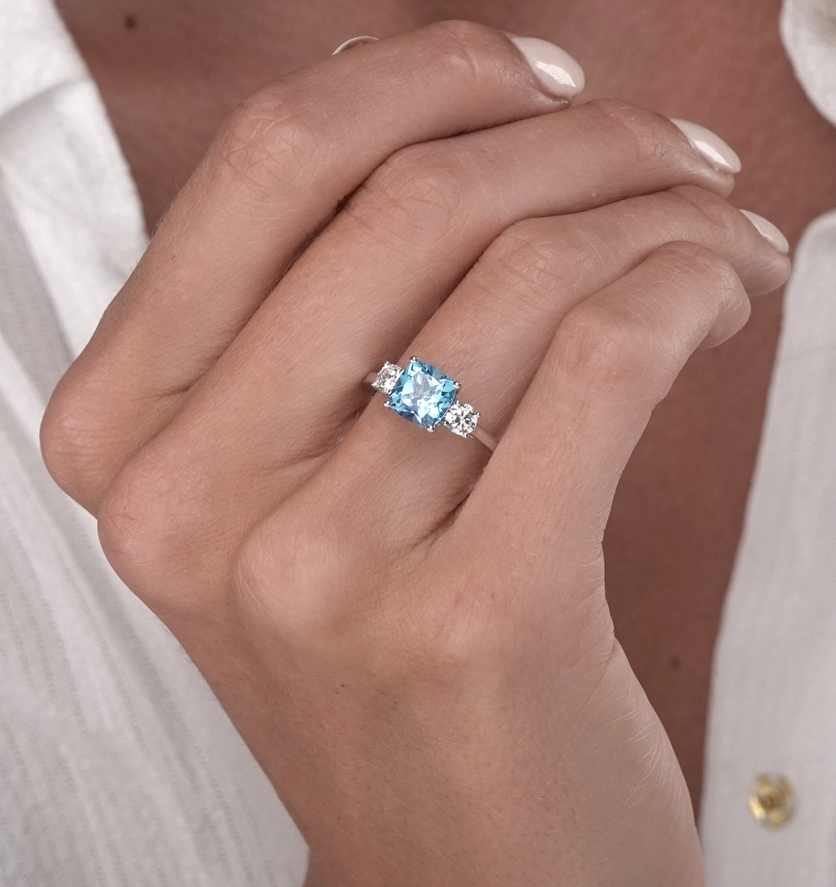 Blue Topaz Rings | TheDiamondStore.co.uk™