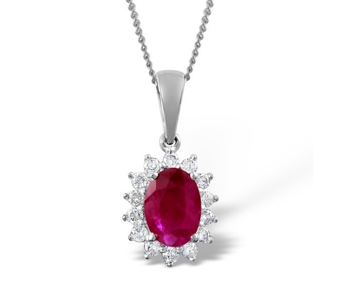 Ruby Pendants And Necklaces