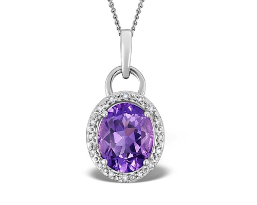 Amethyst Pendants And Necklaces