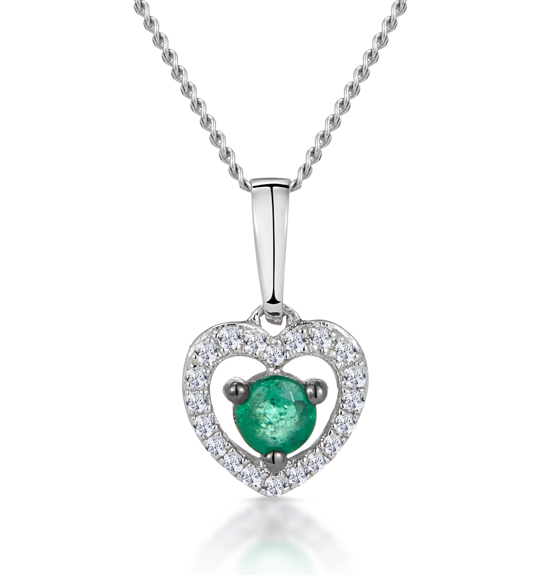 H samuel emerald necklace store