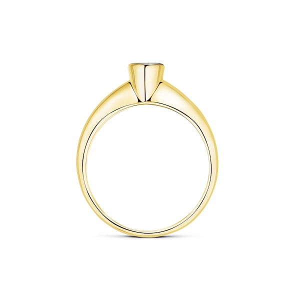 Diamond 0.18ct 9K Gold Ring - SIZE N - Image 2